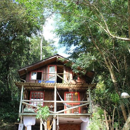 Cabana Mágica Praia é floresta, vale da Utopia, Pinheira Villa Guarda do Embaú Exterior foto