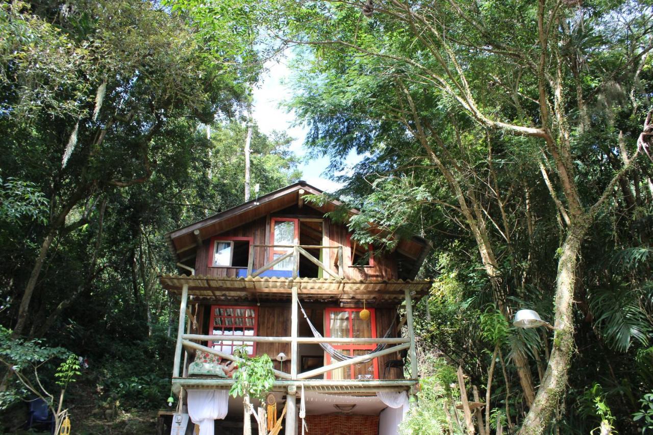 Cabana Mágica Praia é floresta, vale da Utopia, Pinheira Villa Guarda do Embaú Exterior foto