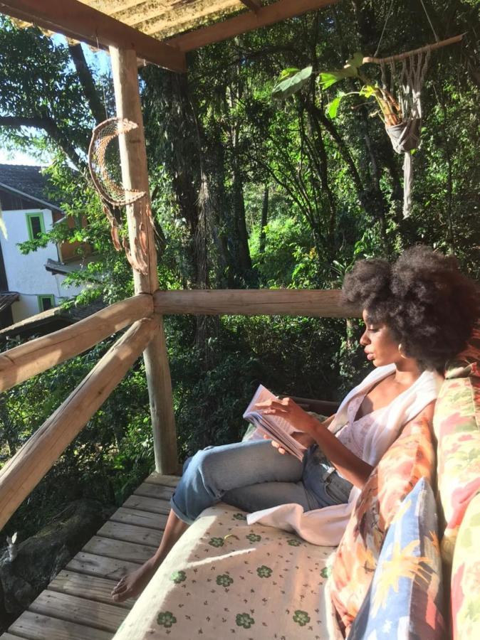 Cabana Mágica Praia é floresta, vale da Utopia, Pinheira Villa Guarda do Embaú Exterior foto